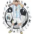 Puzzle Dřevěné puzzle Lionel Messi Vamos Argentina 150 dílků