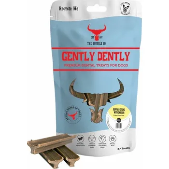 Pamlsek pro psa The Buffalo Co. Gently Dently Dentální pamlsky s kuřecím masem 175 g