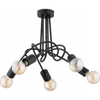 Alfa DISEL Stropní svítidlo loft černé 5xE27 kov IP20 37x54 cm