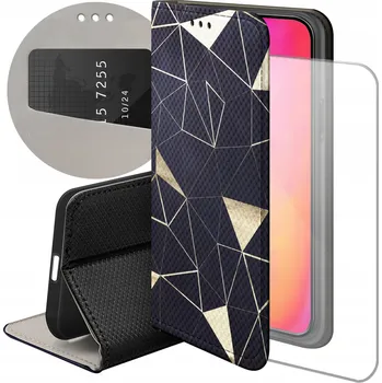 Pouzdro na mobilní telefon Flipové pouzdro Hello Case pro Motorola Moto G32 zlaté