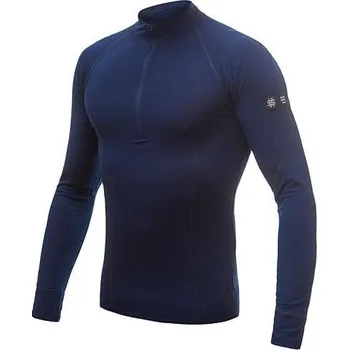Pánské tričko Sensor Merino Active - Pánské triko s dlouhým rukávem a zipem Deep Blue XXL