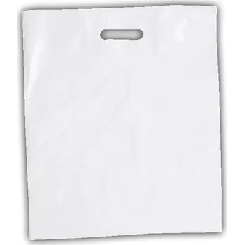 Taška s průhmatem 20x30 cm, bílá
