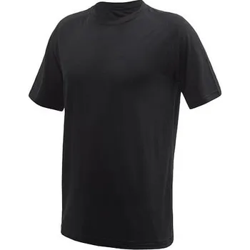 Sensor Merino Active No Logo - Pánské triko s krátkým rukávem Black S