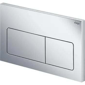 Splachovací tlačítko VIEGA PREVISTA VISIGN FOR LIFE 5 ovládací tlačítko pro dvě splachování, plast, chrom, 773717