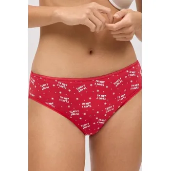 Kalhotky VÁNOČNÍ KALHOTKY PRO ŽENY 19490 červená XL