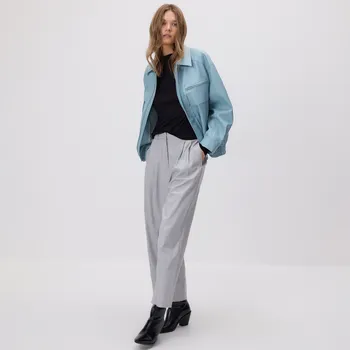 Dámské kalhoty Reserved - Kalhoty carrot fit - světle šedá - 8412B-09M - 8412B-09M-S