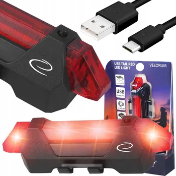 Cyklosvítilna LED USB Světlo na Kolo Esperanza VELORUM - Bezpečné Osvětlení pro Vaše Jízdy