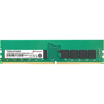 Operační paměť Transcend paměť 32GB DDR4 3200 ECC-DIMM 2Rx8 (2Gx8)x18 CL22 1.2V TS4GLH72V2E6