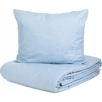 Povlečení Povlečení LILITH perkálové vyšívané modré PREMIUM 160x200 + 2*50x60 cm