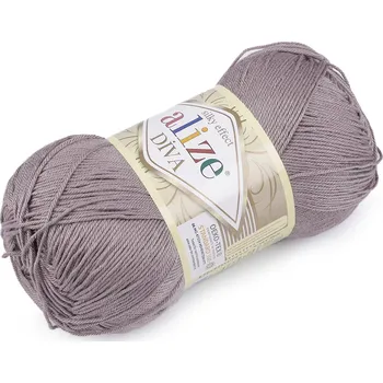 Galanterie Pletací příze Alize Diva 100 g béžová tmavá 1 ks