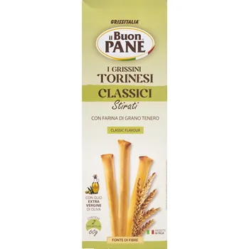 Il buon pane grissini torinesi classici 120g
