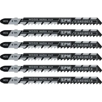 Pilový plátek PILOVÝ LIST EPM DO PŘÍMOČÍ PILY 74 MM 8TPI DŘEVO T111C 5 KUSŮ