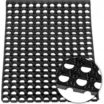 Rohožka Gumová rohožka ML černá protiskluzová 150x100 cm 22 mm