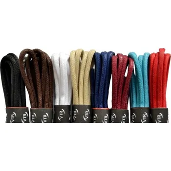 Tkaničky do bot VTR Voskované tkaničky tenké - hnědé Velikost: 90 cm