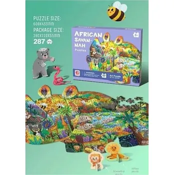 Puzzle – Africká savana (287 dílků)
