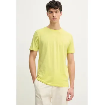 Pánské tričko Bavlněné tričko Lindbergh 30.400104.PASTEL.YEL žlutá 10X, vel. L