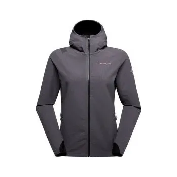 Dámská větrovka La Sportiva DESCENDER STORM Jacket Women Onyx/Rosebay šedá S