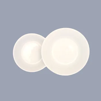 Jednorázové nádobí Dvojpodšálek Bohemia káva, čaj 15,5 cm White design prof. arch. Jiří Pelc Český porcelán Dubí 2. jakost