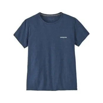Dámské tričko Patagonia P-6 Logo Responsibili-Tee Women Utility Blue modrá M