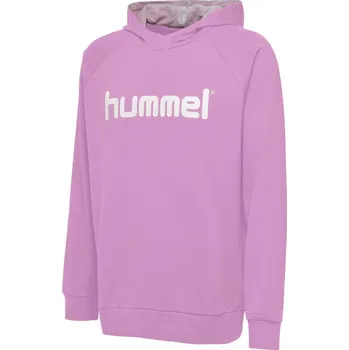 Dámská mikina Mikina s kapucí Hummel GO KIDS COTTON LOGO HOODIE 203512-3415 Velikost M (147-152 cm)