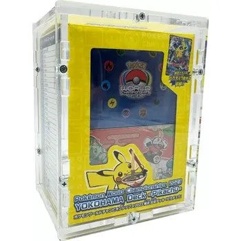 Sběratelství Akrylový box Pokémon Japonský World Championships 2023 Yokohama Deck Pikachu (!Japonský!)