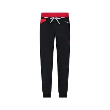 Dámské kalhoty La Sportiva MANTRA PANT Women Black/Hibiscus černá S