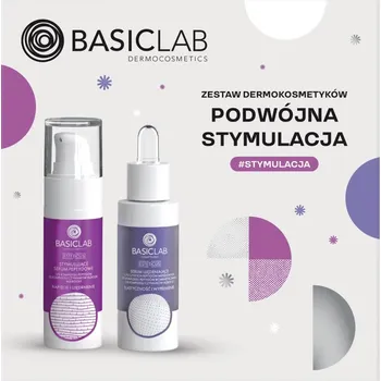 Pleťové sérum BasicLab Dermocosmetics BasicLab Cosmetology Esteticus intenzivně zpevňující sérum zvyšující elasticitu pleti 30 ml + BasicLab Dermocosmetics Esteticus stimulující sérum s peptidy 30 ml