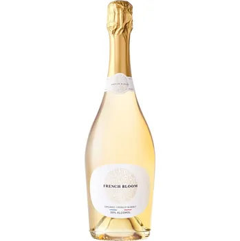 Víno French Bloom Le Blanc Organic Sparkling, 0,0%, 0,75l