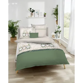 Povlečení Polášek Holešov Kaeppel FL 423/533 100% bavlna vánoční 140 x 200, 70 x 90 cm zipový uzávěr