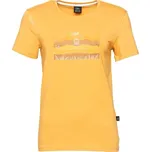 Dámské tričko s krátkým rukávem Chillaz Iseo Time To Chill W ochre 36 (S)