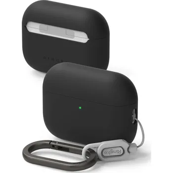Náhradní kryt pro mobilní telefon Kryt Ringke Silicone Apple Airpods Pro 3 Black