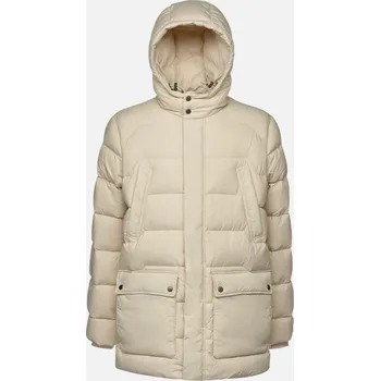 Béžová pánská prošívaná bunda Geox Elver - Pánské GEOX krémová 3450131