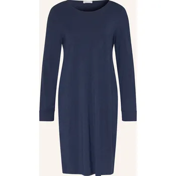 Dámská košile Hanro Dámská Noční Košile Natural Elegance, tmavě modrá, 50