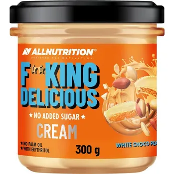 Cukrovinka ALLNUTRITION Fitking Delicious Cream (300 g, White Choco Peanut)