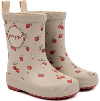 Dívčí holínky POM POM Dětské holínky Pom Pom® GumBoots™ - Apple/Chili Peper Velikost: 30