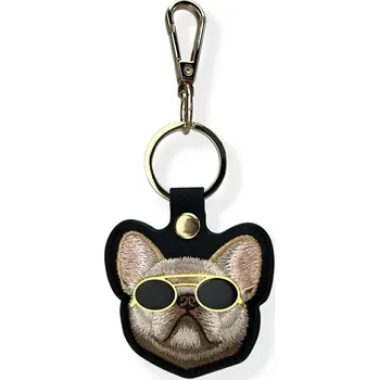 Náhradní kryt pro mobilní telefon Nimmy Case Tracker / klíčenka Brýle Cool Dog Black