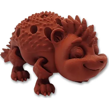 Květináč Flexi Factory Stojan na tužky Ježek - hnědý