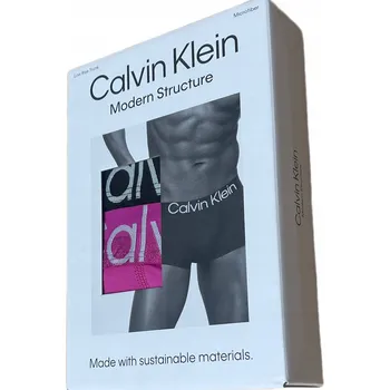 Podprsenka CALVIN KLEIN BOXERKY 2KS MODERN STRUCTURE MICROFIBER NZ4 ČERNÁ/PINK XL