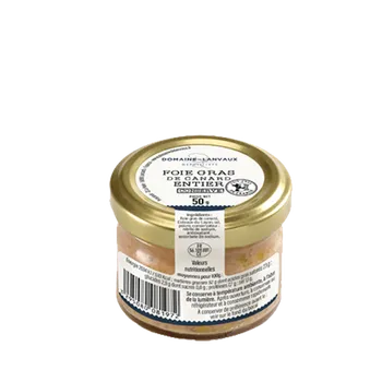 paštika a pomazánka Domaine de lanvaux celá kachní foie gras ve skle 50g