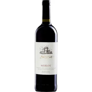 Víno Brusa merlot červené víno igt 0,75l