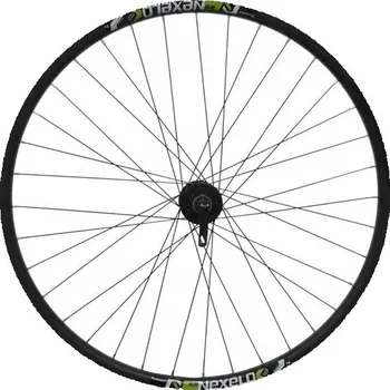 Zapletené kolo Zadní kolo na kolo Kross 28 palců černé 36 drátů pro kotoučové brzdy a šroubovací vícekolečko