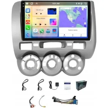 Autorádio AUTORÁDIO S NAVIGACÍ CARPLAY GPS HONDA JAZZ 2001-2008 ANDROID BT WIFI 4GB 64GB