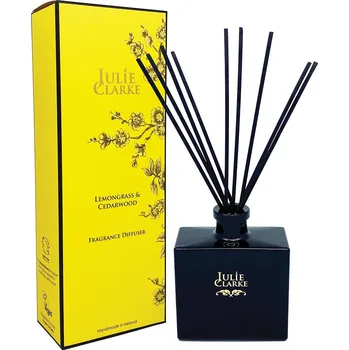 Aroma difuzér Julie Clarke Candlemaker Difuzér s vůní citronové trávy a cedrového dřeva 150ml Julie Clarke