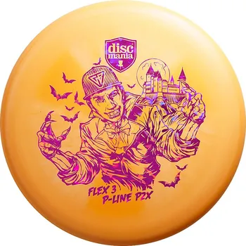 Disc golf Discmania Gannon Buhr Halloween 2025 P-Line P2x (Flex 3) 173g Oranžová/Fialová