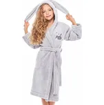 Dívčí župan s ušima Bunny šedý - 134/140