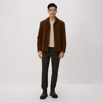 Reserved - Bavlněné kalhoty chino slim - zelená - 491GC-87P - 491GC-87P-36