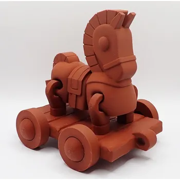 Figurka Flexi Factory Trojský Kůň - hnědý