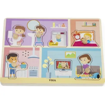 Dřevěná hračka Dřevěná vkládačka zvuková činnosti