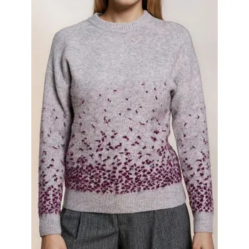 Dámský svetr Sinsay - Žebrovaný pletený svetr - šedá - 417EU-9MM - 417EU-9MM-XS