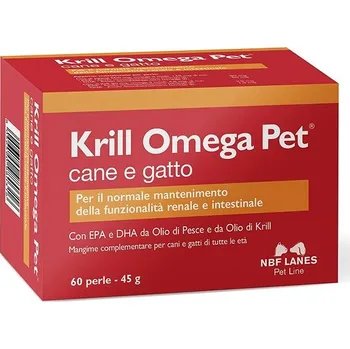 NBF Lanes krill omega pet pes a kočka podpora funkce ledvin a střev 60 kps
